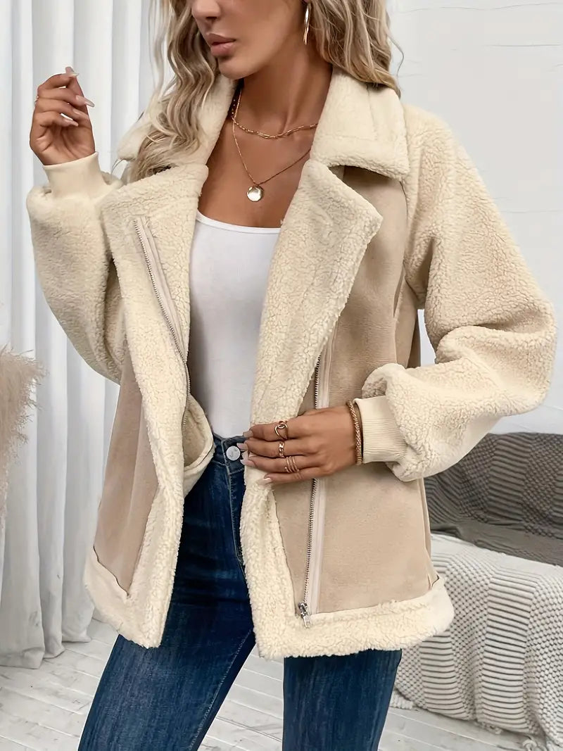 Cozy Meets Chic: The Enduring Charm of the Suede Short Lamb Velvet Jacket