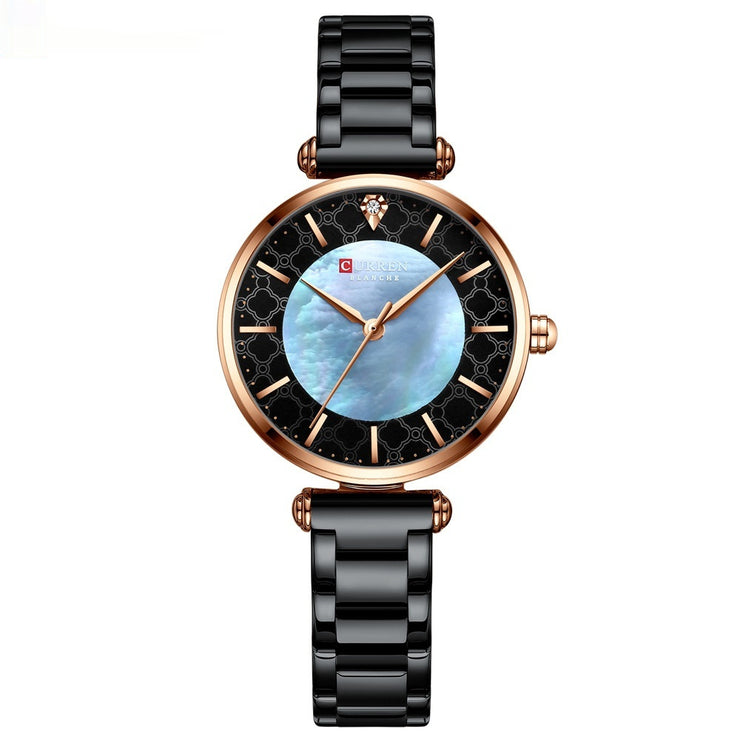 Simple Women’s Quartz Watch – Elegant Small Steel Casual Watch in Multiple Colors