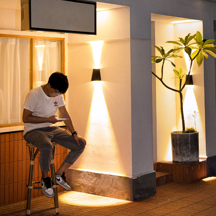 Solar Outdoor Corridor Wall Lamp – Waterproof LED with Multiple Styles & Brightness Options