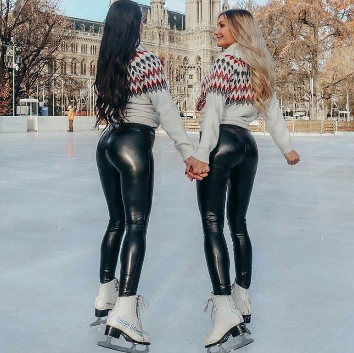 PU Leather Black High Waist Casual Leggings - Koyers