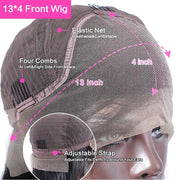 Human Hair Deep Wave Lace Front Wig