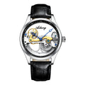 Automatic Mechanical Watch – Creative Hollow Design Men’s Luminous Sports Watch with Silicone or Steel Band