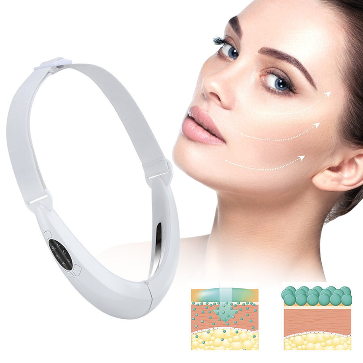 Multifunctional Facial Lifting & Thinning Device – LED Light Therapy & Vibration Face Massager