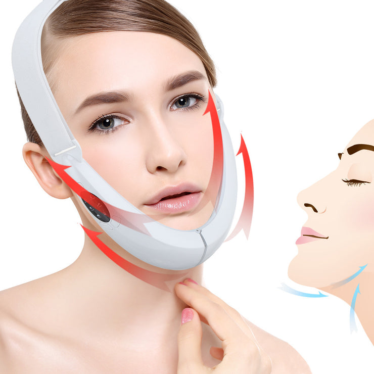 Multifunctional Facial Lifting & Thinning Device – LED Light Therapy & Vibration Face Massager