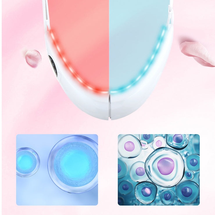 Multifunctional Facial Lifting & Thinning Device – LED Light Therapy & Vibration Face Massager