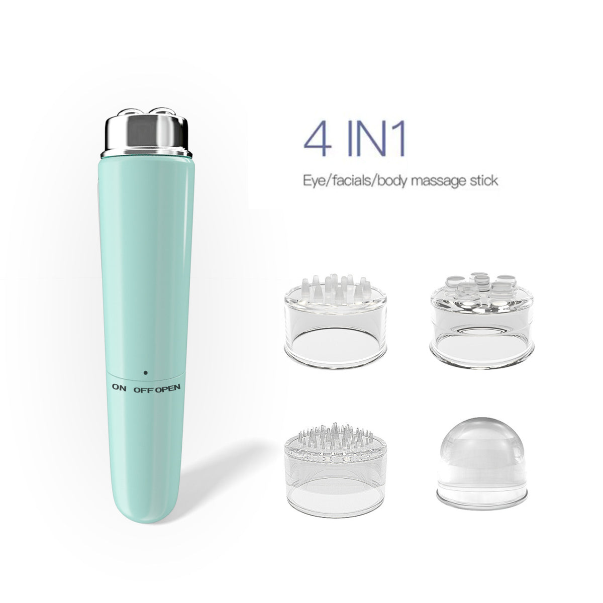 4-in-1 Electric Eye Massager – Dark Circles, Puffiness & Relaxation Therapy
