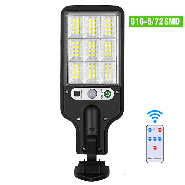 Outdoor Solar LED Wall Lamp – 28–117 LEDs/COB, Waterproof, With or Without Remote
