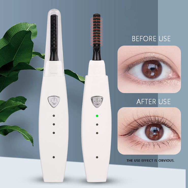 USB Rechargeable Heated Eyelash Curler – Quick Heating, Long-Lasting Natural Curl