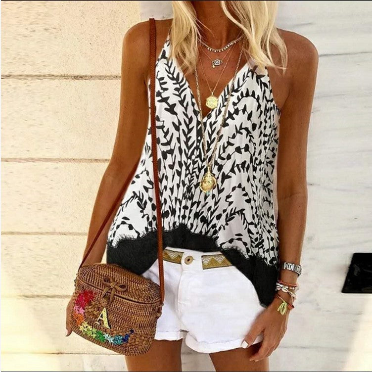 Dainty Daisy Print Boho Blouses - Koyers