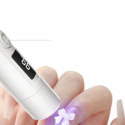 Mini UV Nagellampa Torkare – Bärbar USB Uppladdningsbar LED Snabbtorkande Lampa för Gelnagellack