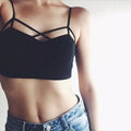 Women Modal Cotton Breast Cross Vest - Koyers