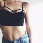 Women Modal Cotton Breast Cross Vest - Koyers