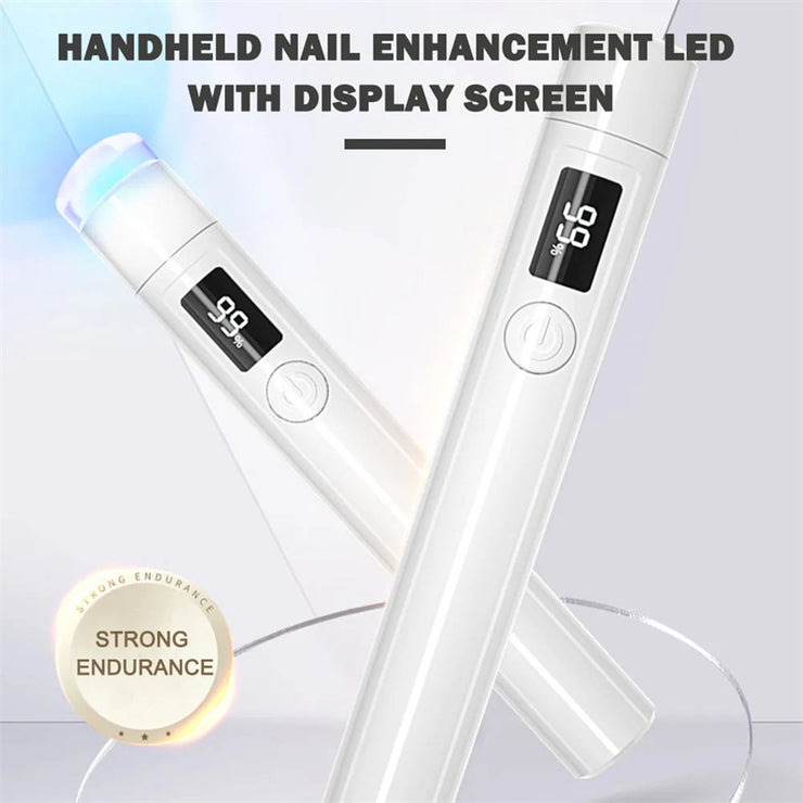 Mini UV Nagellampa Torkare – Bärbar USB Uppladdningsbar LED Snabbtorkande Lampa för Gelnagellack