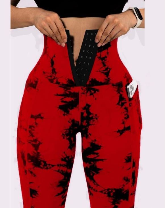 Tummy Control & Body Shaping Corset Leggings With Pocket - Koyers