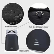 Anti Theft and Water-Resistant Backpack With USB Charging Port - Koyers