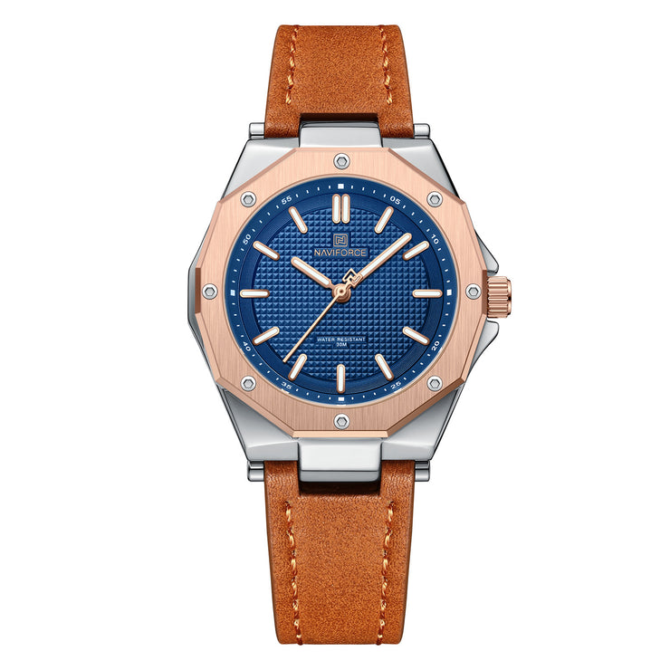 Luxury Women’s Fashion Watch – Elegant Small Dial Quartz Timepiece with Leather Strap