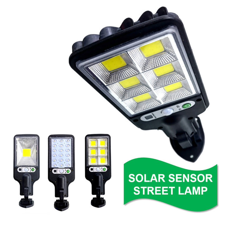 Outdoor Solar LED Wall Lamp – 28–117 LEDs/COB, Waterproof, With or Without Remote