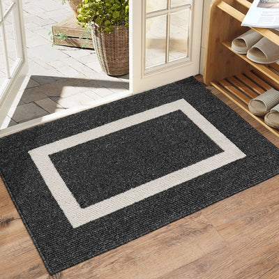 Minimalist Home Door Mat – Soft Polypropylene Fiber Entryway Rug in Multiple Sizes & Colors