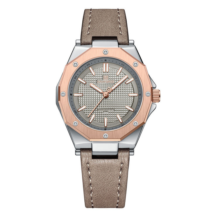 Luxury Women’s Fashion Watch – Elegant Small Dial Quartz Timepiece with Leather Strap