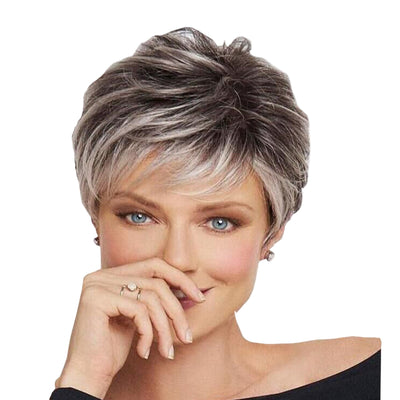 Short Bob Synthetic Wig with Side Bangs – Heat Resistant & Natural Look