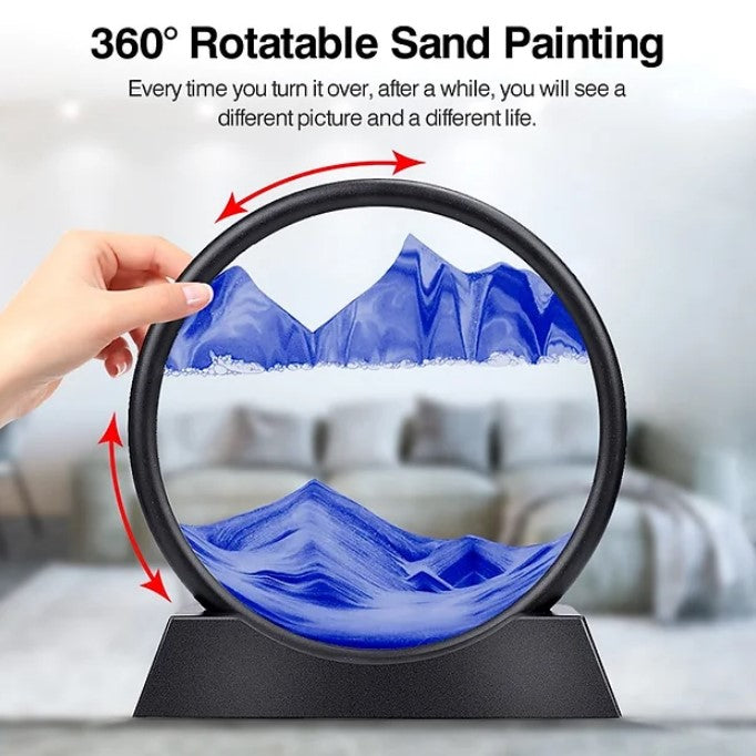 3D Moving Sand Art Crafts Sandscape In Motion Display - Koyers