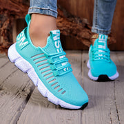 Dame pustende casual joggesko – lette sko med hullete mesh