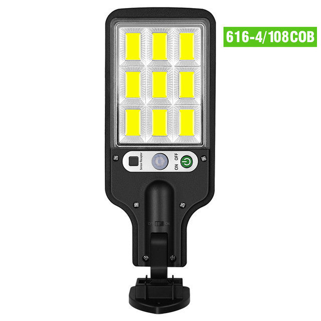 Outdoor Solar LED Wall Lamp – 28–117 LEDs/COB, Waterproof, With or Without Remote