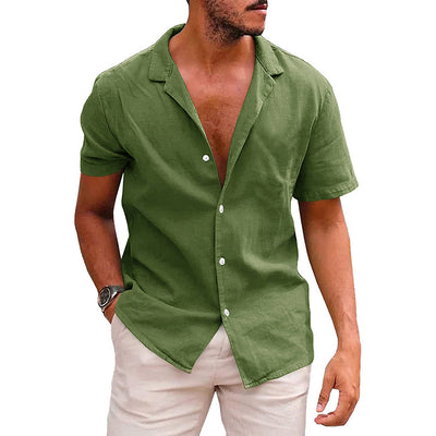 Men's Casual Linen Shirts - Koyers