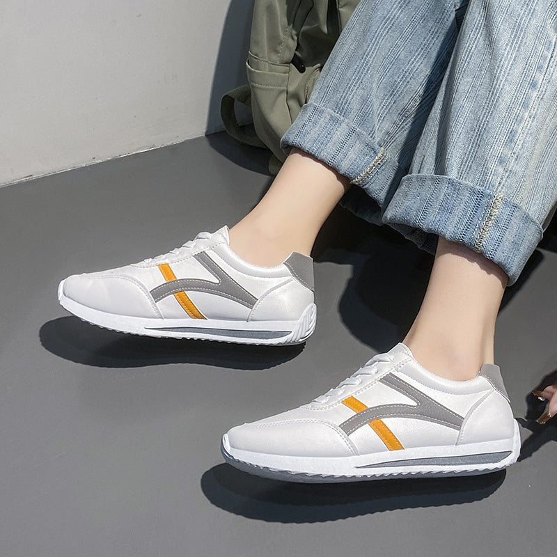 Women's Preppy Lace-Up Comfort Sneakers