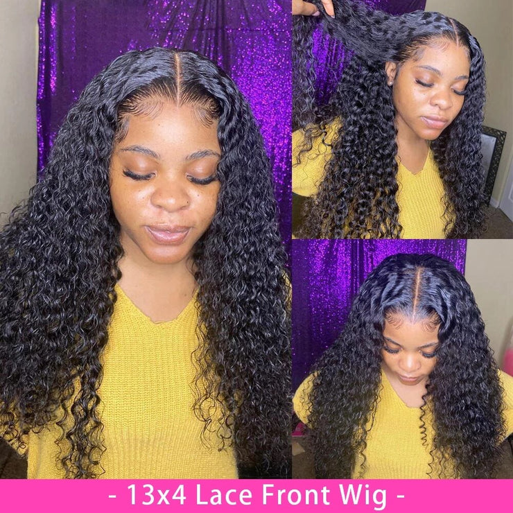 Human Hair Deep Wave Lace Front Wig
