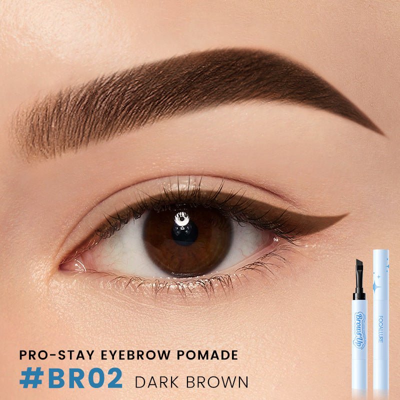 2-in-1 Eyebrow Gel Cream & Eyeliner Pencil – Waterproof, Long-Lasting Makeup