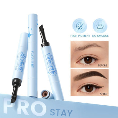 2-in-1 Eyebrow Gel Cream & Eyeliner Pencil – Waterproof, Long-Lasting Makeup