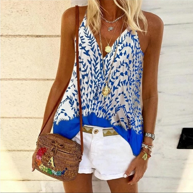 Dainty Daisy Print Boho Blouses - Koyers