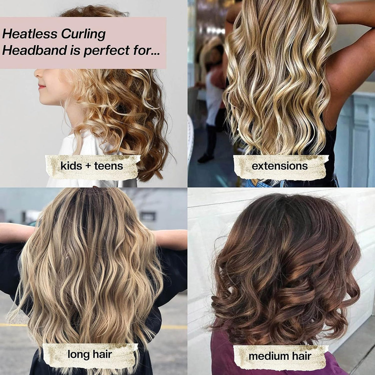 Big Wave Heatless Hair Curling Rod - Koyers