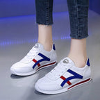 Women's Preppy Lace-Up Comfort Sneakers
