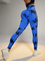 High Waist Tie Dye Yoga Pants