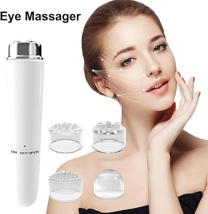 4-in-1 Electric Eye Massager – Dark Circles, Puffiness & Relaxation Therapy