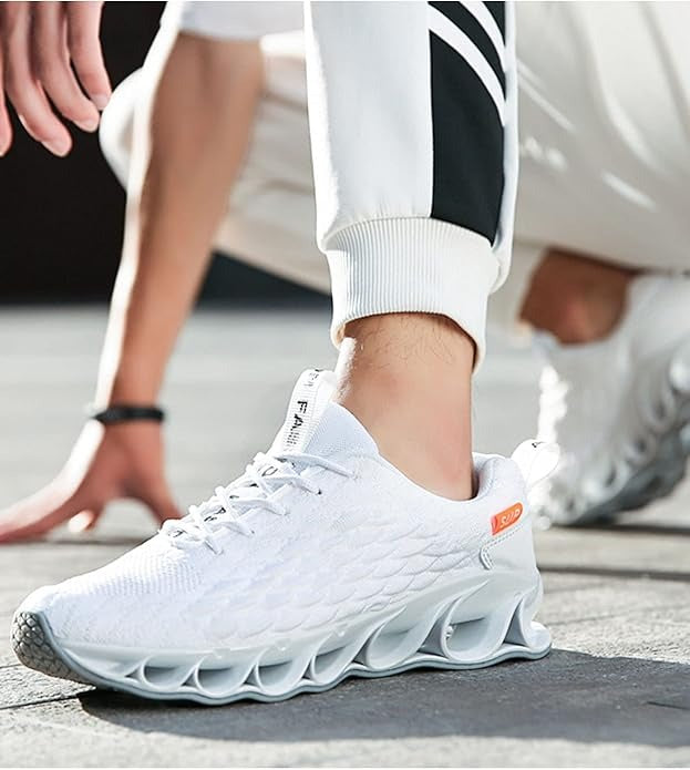 Men’s Fashion Casual Running Shoes – Soft Sole Breathable Sports Sneakers