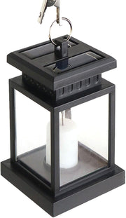 Solar Candle Lantern – Warm Light with LED Candle or Warm Light with String Lights