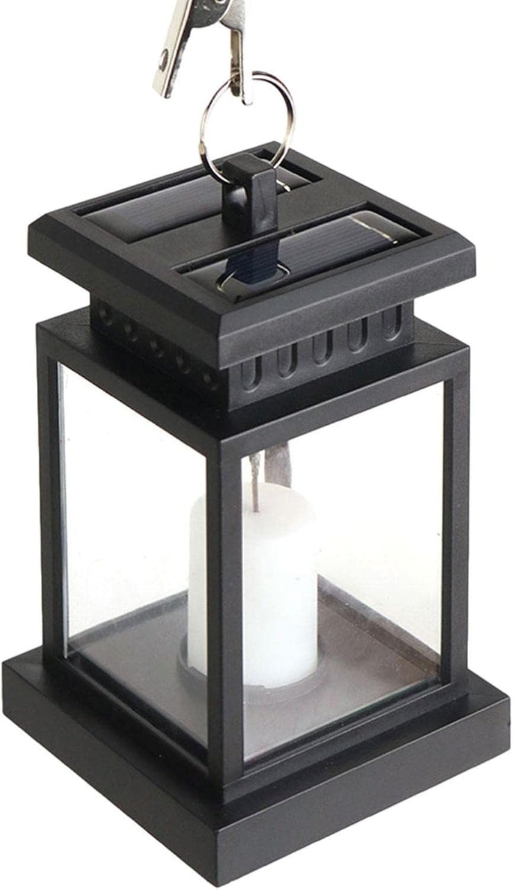 Solar Candle Lantern – Warm Light with LED Candle or Warm Light with String Lights