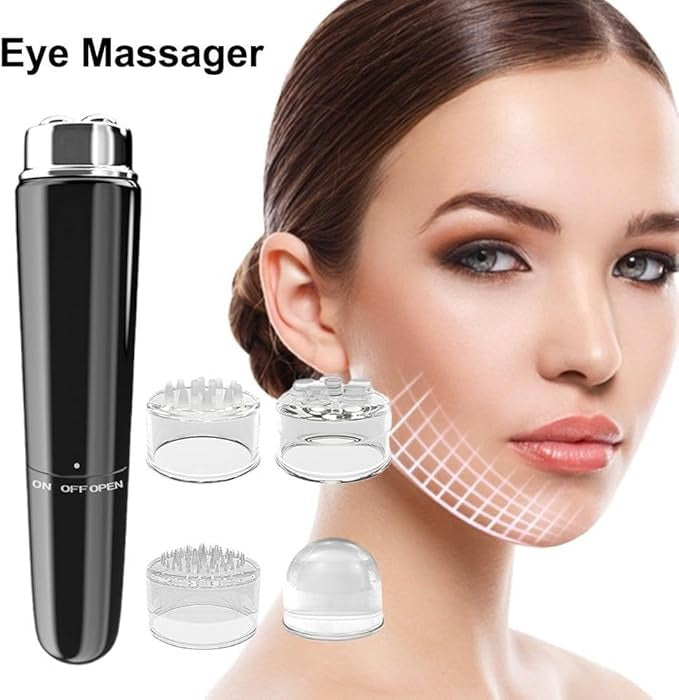 4-in-1 Electric Eye Massager – Dark Circles, Puffiness & Relaxation Therapy