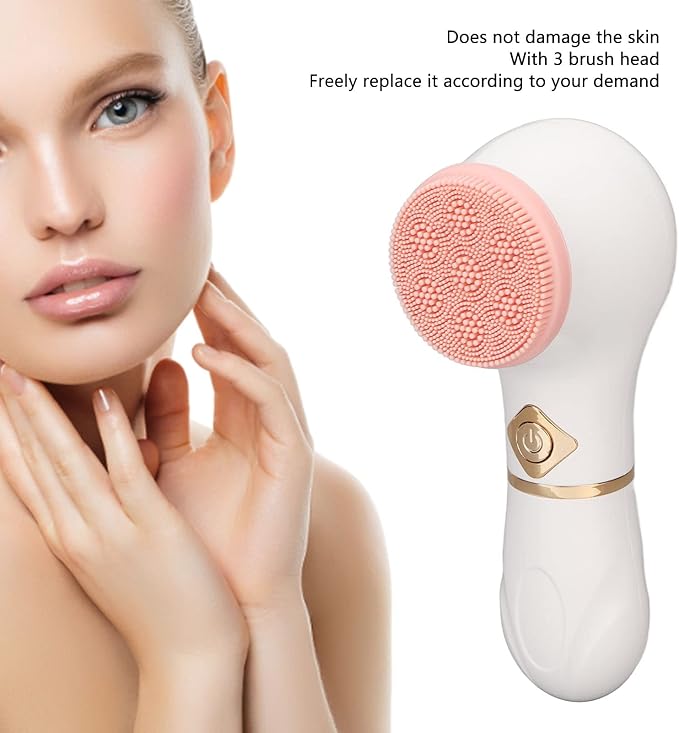 Detergente Viso Elettrico & Pulitore di Pori – Strumento di Bellezza Vibrante per una Pulizia Profonda della Pelle