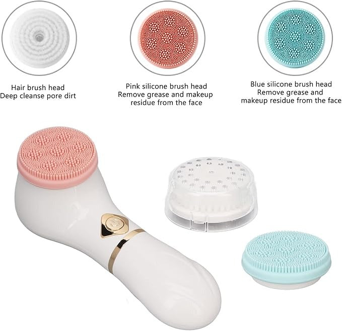 Detergente Viso Elettrico e Pulitore di Pori – Strumento di Bellezza Vibrante per una Pulizia Profonda della Pelle