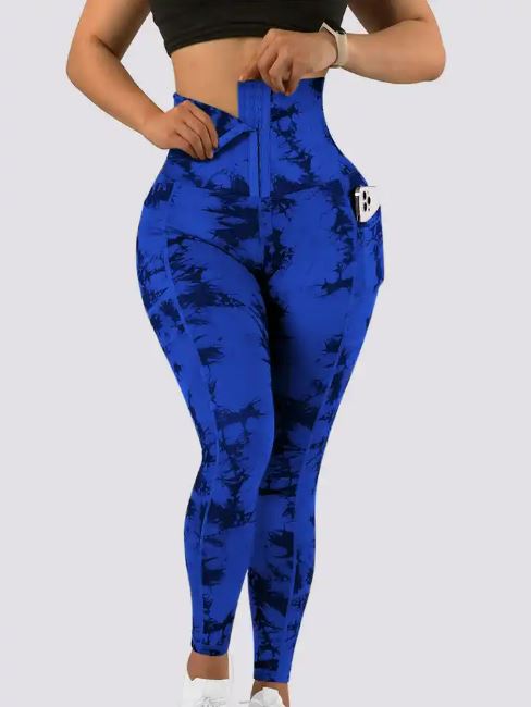 Tummy Control & Body Shaping Corset Leggings With Pocket - Koyers