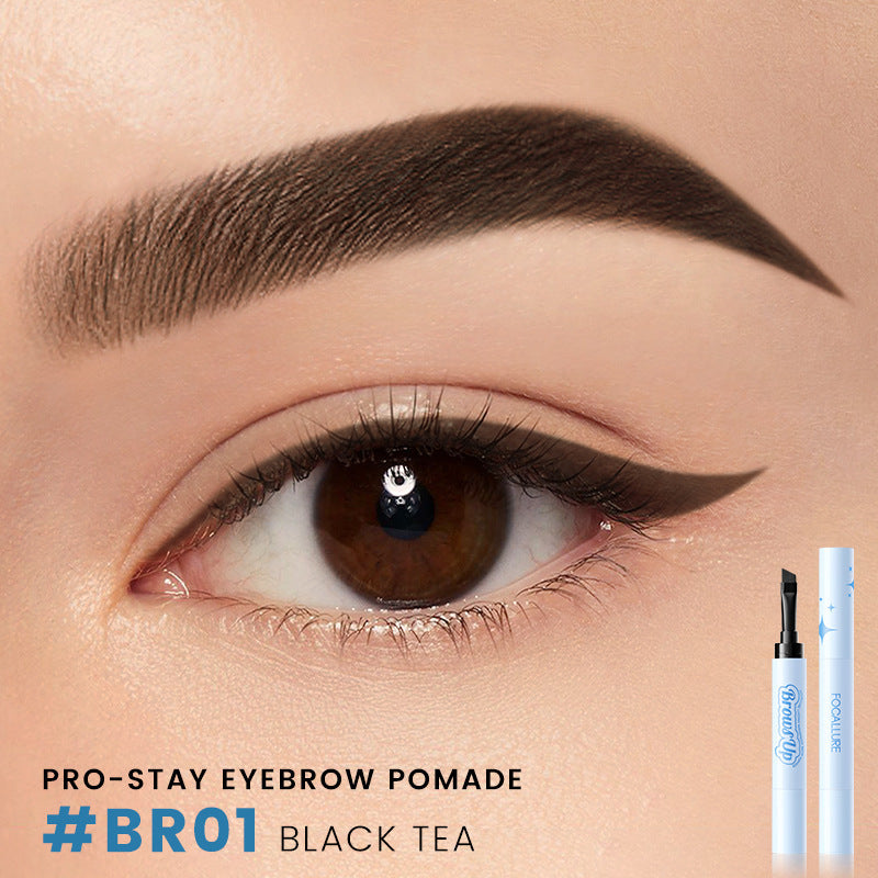 2-i-1 Øjenbrynsgelecreme & Eyeliner Blyant – Vandtæt, Langtidsholdbar Makeup