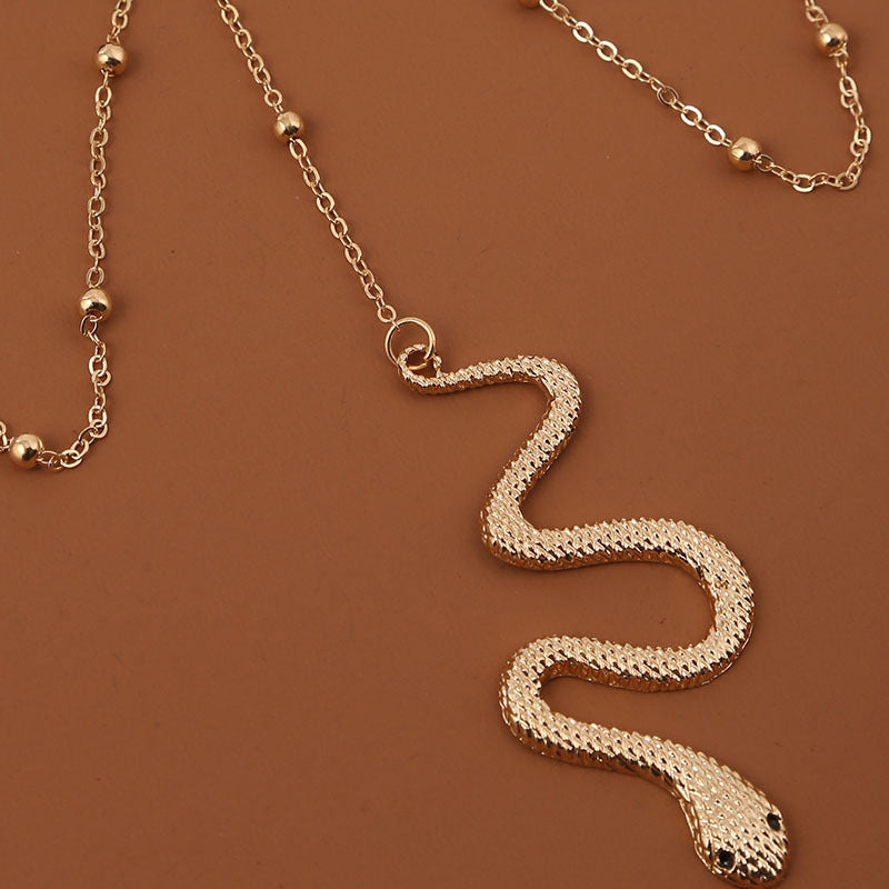 Radiant Snake Thigh Chain - Elegant Body Accessory - Koyers