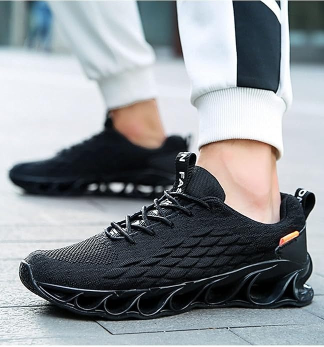Men’s Fashion Casual Running Shoes – Soft Sole Breathable Sports Sneakers