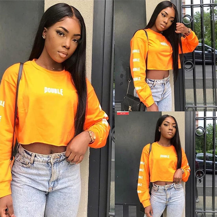 Brazilian Hair Wig with Lace Closure Human Hair Natural Look Pre-Plucked Full Wig for Women