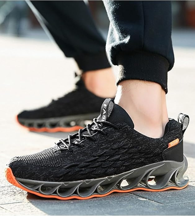 Men’s Fashion Casual Running Shoes – Soft Sole Breathable Sports Sneakers