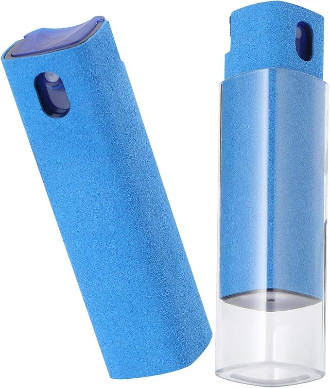 2-in-1 Screen Cleaner Kit for Phone & Computer – Dust Removal Microfiber Cloth Set